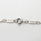 【6jkb0388】ティファニー ネックレス バイザヤード 1PD シルバー925 ダイヤモンド【中古】レディース