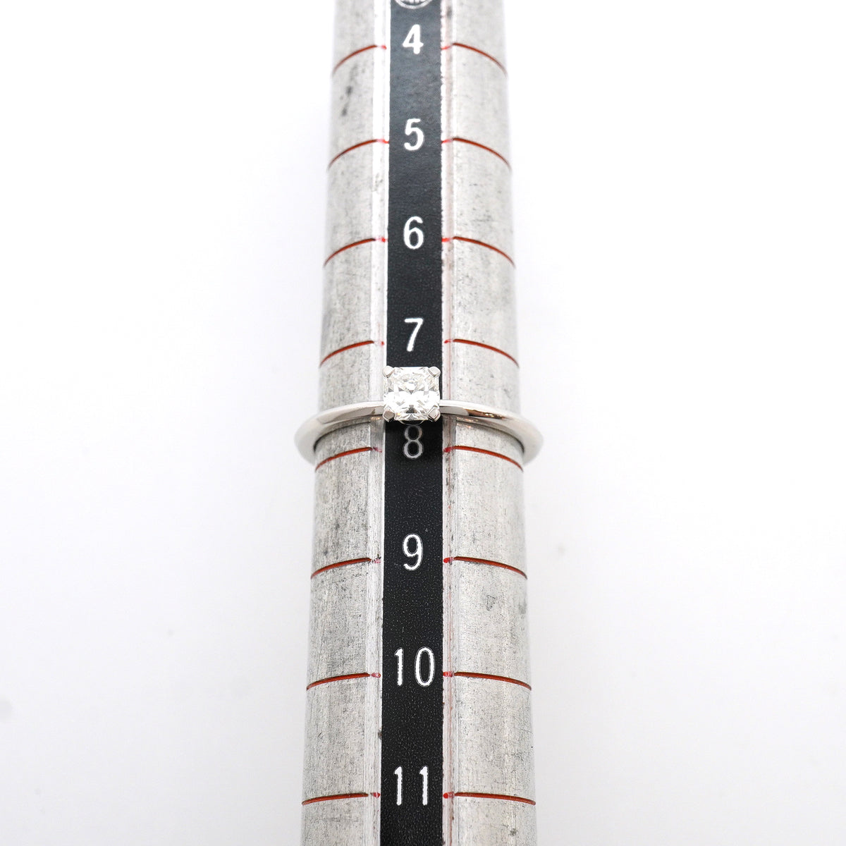 【6jkb0391】ティファニー リング トゥルー/エンゲージメント 1PD Pt950 プラチナ ダイヤモンド 0.26ct 7.5号【中古】レディース