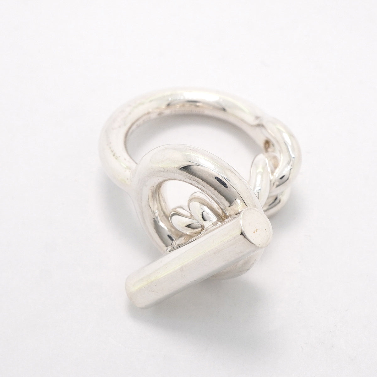 【6jkb0393】エルメス リング クロワゼット シルバー925 ＃48【中古】レディース