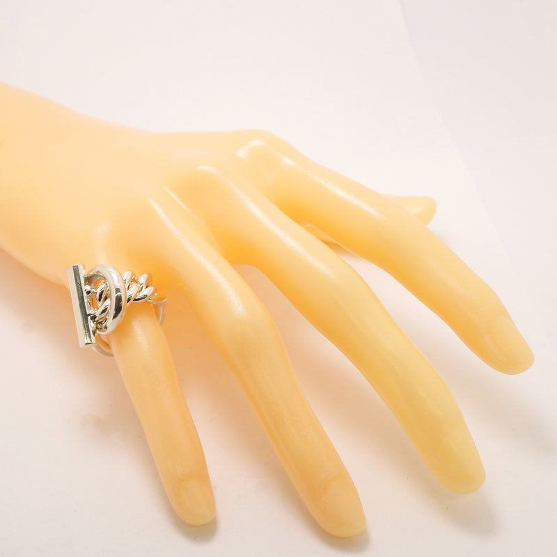 【6jkb0393】エルメス リング クロワゼット シルバー925 ＃48【中古】レディース