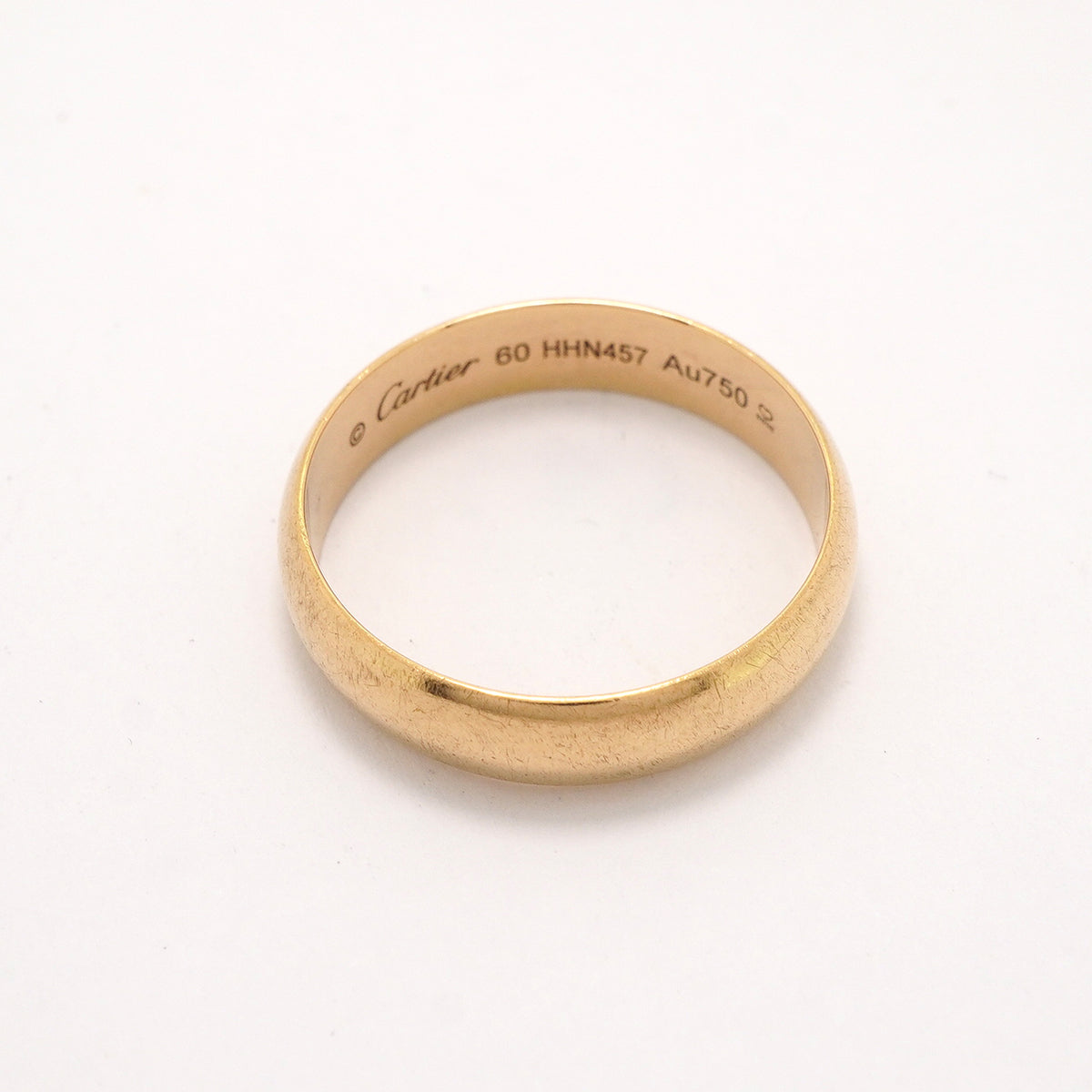 【6jkb0395】カルティエ リング ウェディング K18PG ピンクゴールド ＃60【中古】メンズ