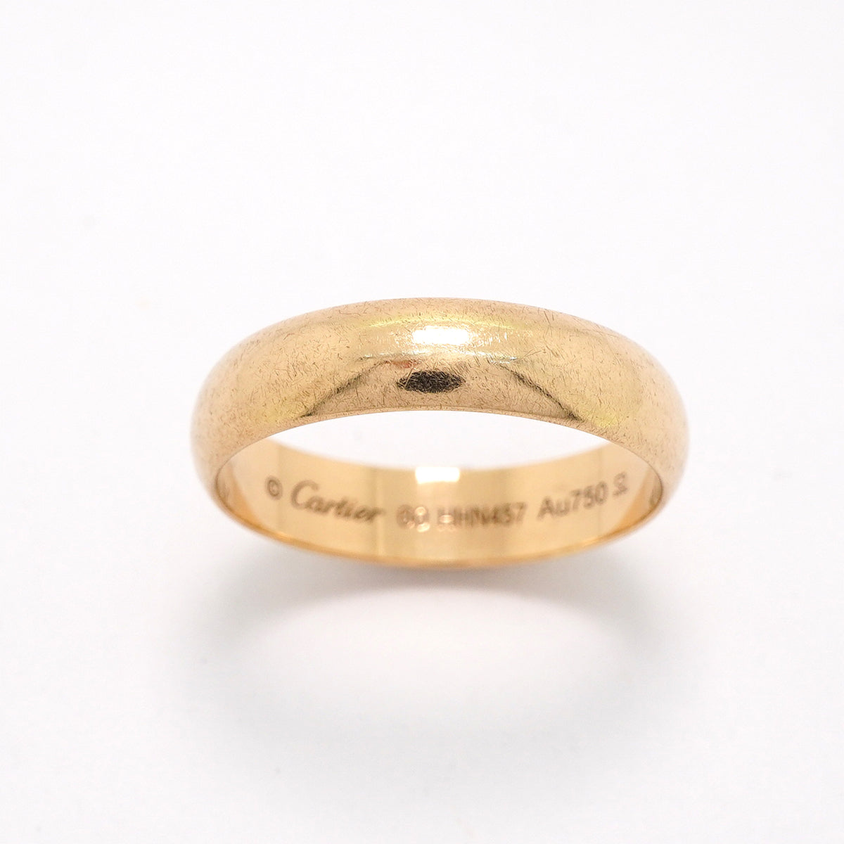 【6jkb0395】カルティエ リング ウェディング K18PG ピンクゴールド ＃60【中古】メンズ