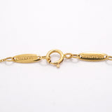 【6jkb0396】ティファニー ネックレス レター/イニシャルM K18YG イエローゴールド【中古】レディース