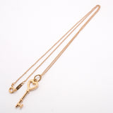 【6jkb0397】ティファニー ネックレス ハートキー K18PG ピンクゴールド【中古】レディース