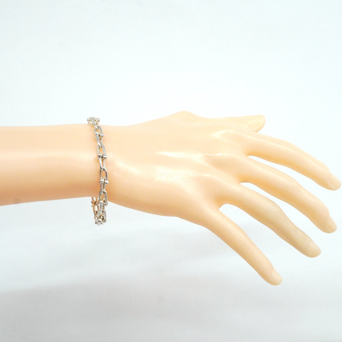 【6jkb0398】ティファニー ブレスレット ハードウェア/スモールリンク シルバー925【中古】レディース