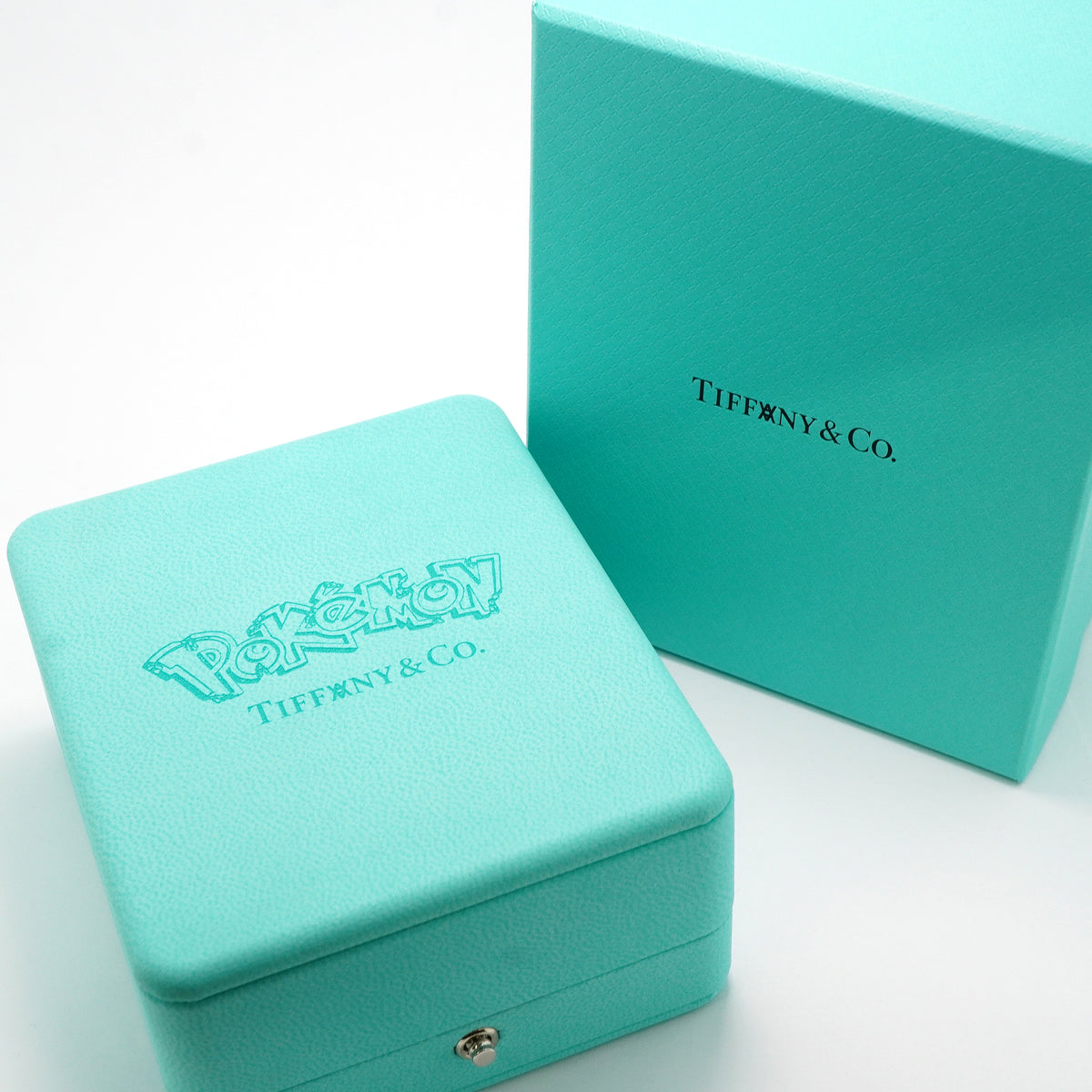 【6jkb0401】ティファニー ネックレス ポケモンコラボ/カラカラ シルバー925 ダイヤモンド ブラック【中古】レディース