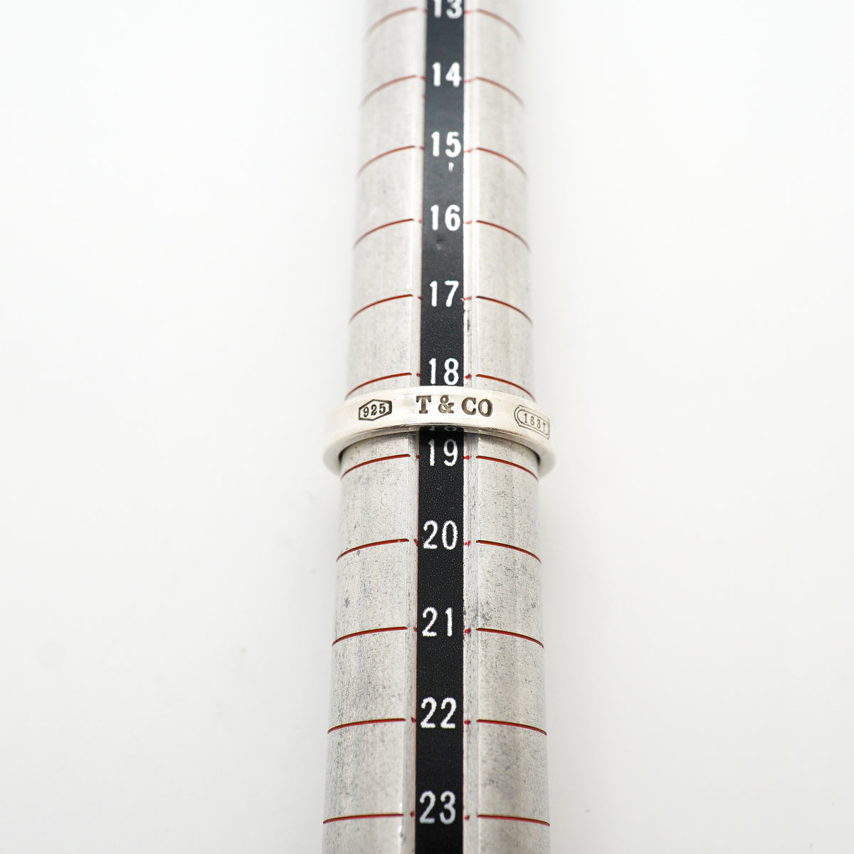 【6jkb0402】ティファニー リング ナロー シルバー925 18.5号【中古】メンズ