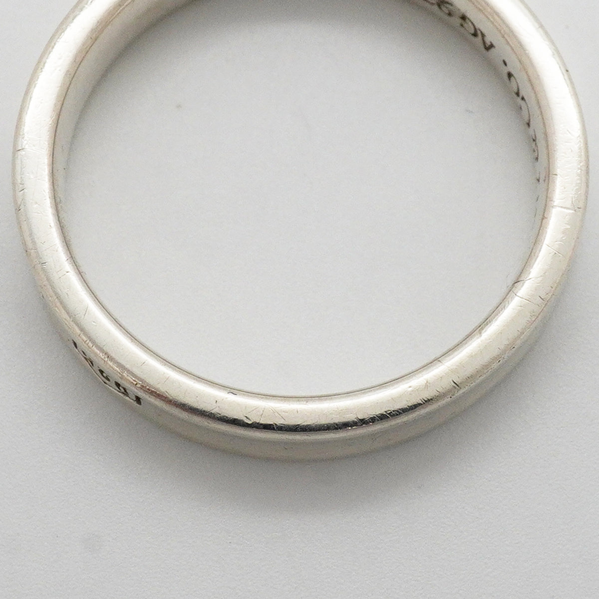 【6jkb0402】ティファニー リング ナロー シルバー925 18.5号【中古】メンズ