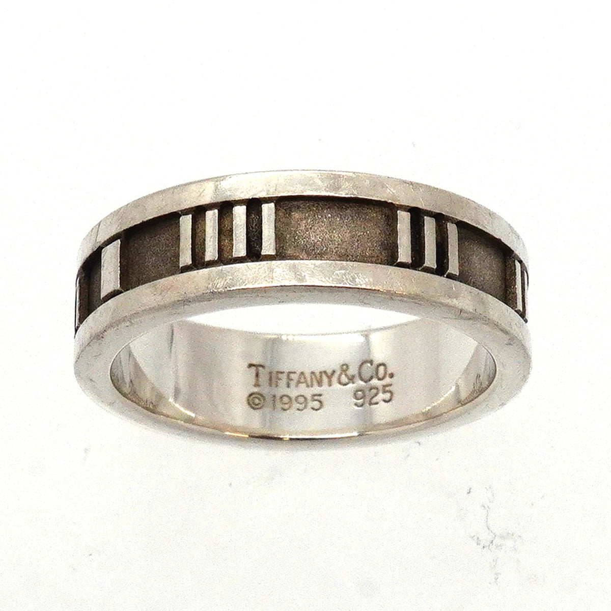 【6jkb0403】ティファニー リング アトラス シルバー925 17.5号【中古】メンズ