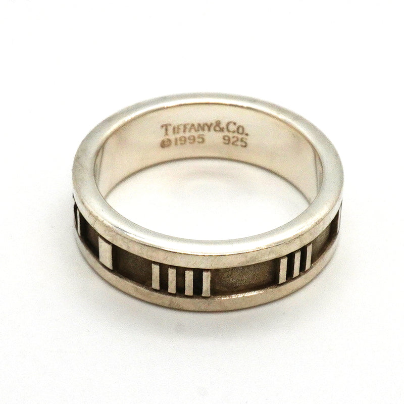 【6jkb0403】ティファニー リング アトラス シルバー925 17.5号【中古】メンズ
