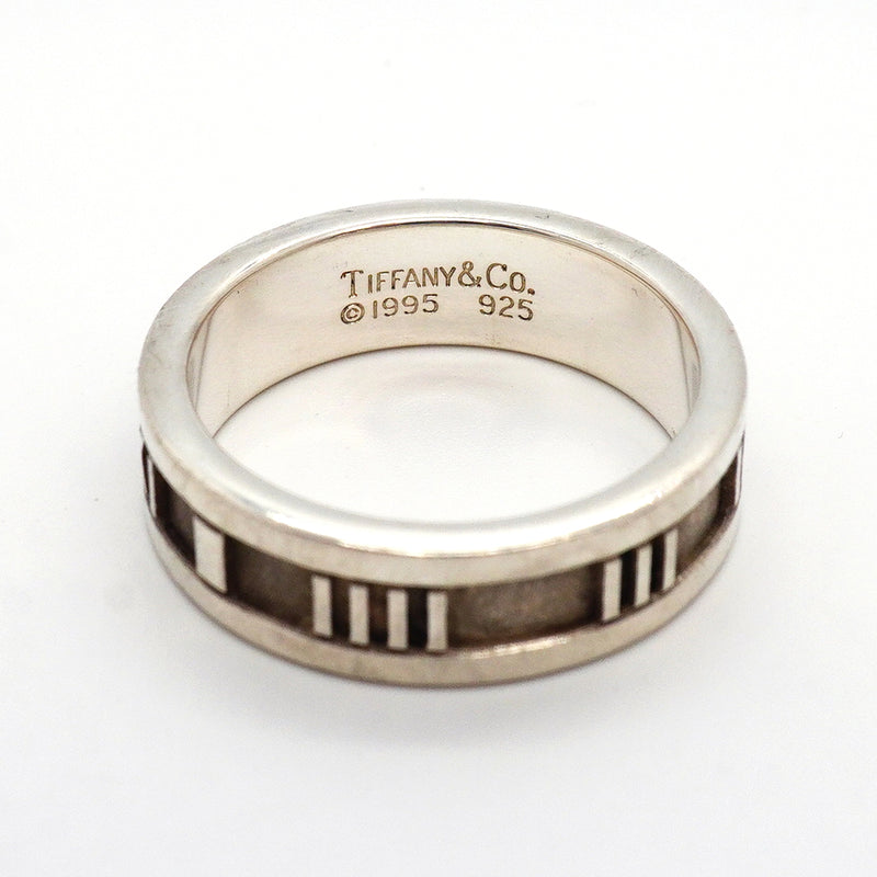 【6jkb0403】ティファニー リング アトラス シルバー925 17.5号【中古】メンズ