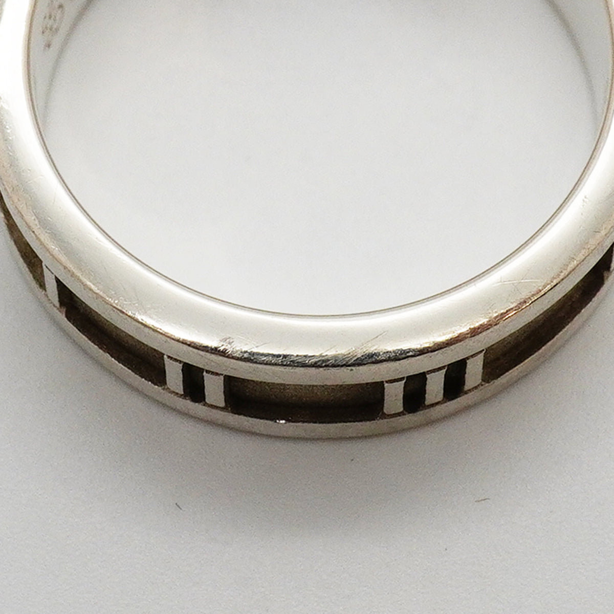 【6jkb0403】ティファニー リング アトラス シルバー925 17.5号【中古】メンズ