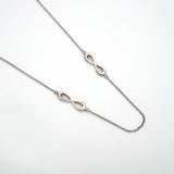 【6jkb0410】ティファニー ネックレス インフィニティ エンドレス シルバー925【中古】レディース