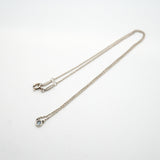 【6jkb0415】ティファニー ネックレス バイザヤード シルバー925 アクアマリン ブルー【中古】レディース