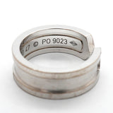 【6jkb0417】カルティエ リング C2 K18WG ホワイトゴールド ダイヤモンド ＃47【中古】レディース