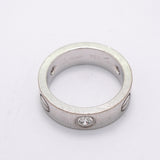 【6jkb0426】カルティエ リング ラブ 3PD K18WG ホワイトゴールド ダイヤモンド ＃49【中古】レディース