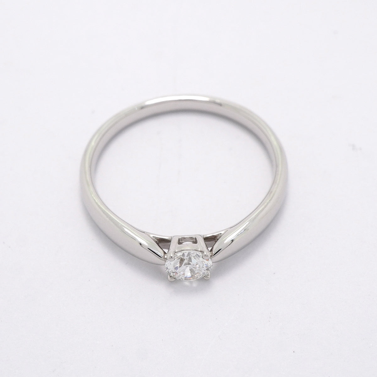 【6jkb0427】ティファニー リング ハーモニー 1PD Pt950 プラチナ ダイヤモンド 0.27ct 11.5号【中古】レディース