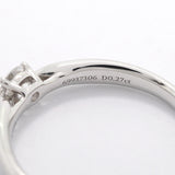 【6jkb0427】ティファニー リング ハーモニー 1PD Pt950 プラチナ ダイヤモンド 0.27ct 11.5号【中古】レディース
