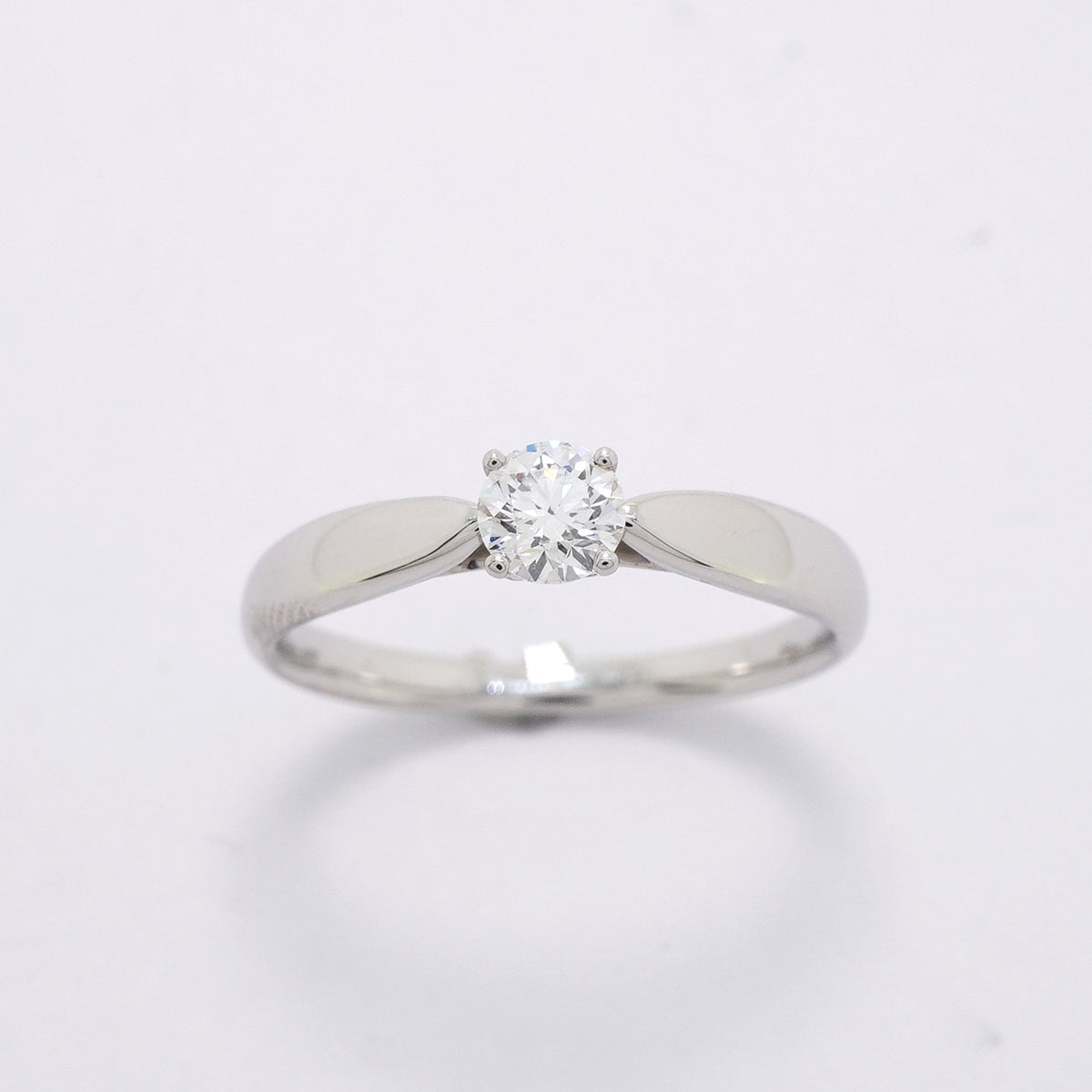 【6jkb0427】ティファニー リング ハーモニー 1PD Pt950 プラチナ ダイヤモンド 0.27ct 11.5号【中古】レディース