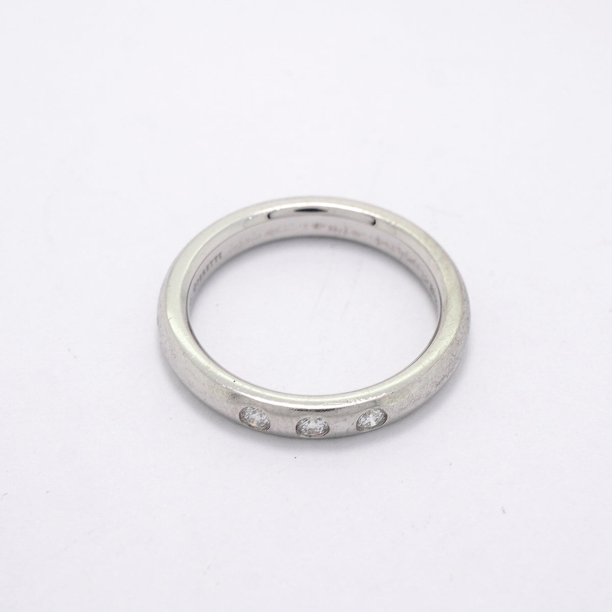 【6jkb0430】ティファニー リング スタッキングバンド 3PD Pt950 プラチナ ダイヤモンド 8号【中古】レディース
