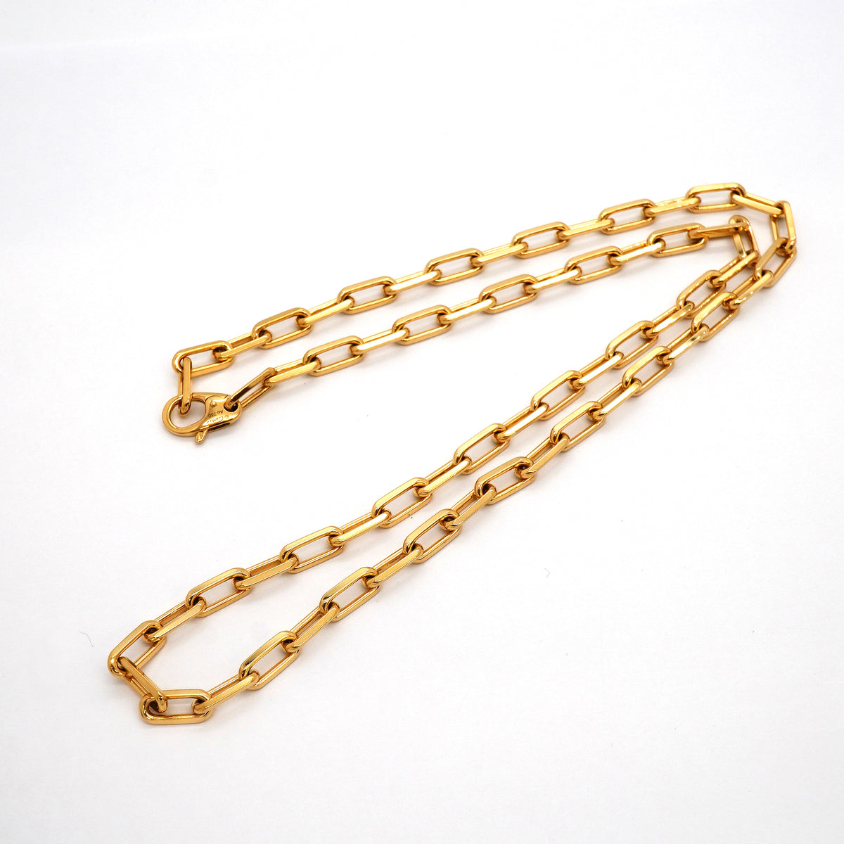 【6jkb0439】カルティエ ネックレス サントスドゥカルティエ/ミディアムモデル K18YG イエローゴールド【中古】メンズ レディース ユニセックス