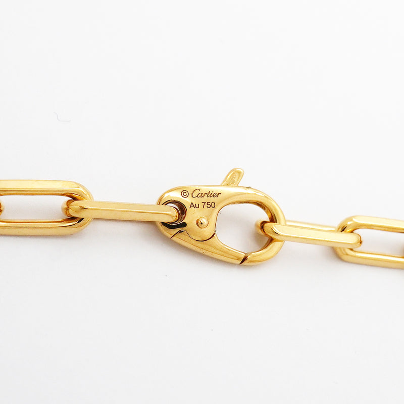 【6jkb0439】カルティエ ネックレス サントスドゥカルティエ/ミディアムモデル K18YG イエローゴールド【中古】メンズ レディース ユニセックス