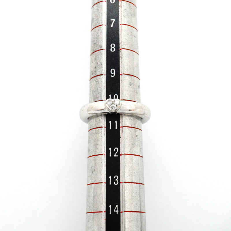 【6jkb0442】ティファニー リング フレンドシップ K18WG ホワイトゴールド ダイヤモンド 10.5号【中古】レディース