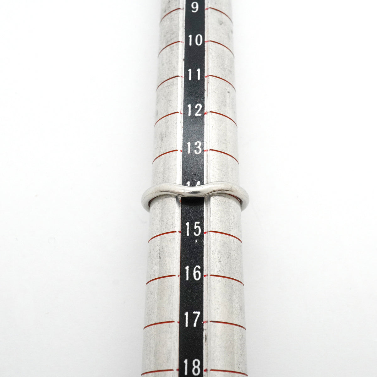 【6jkb0444】ティファニー リング カーブドバンド Pt950 プラチナ 14号【中古】レディース
