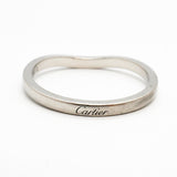 【6jkb0446】カルティエ リング バレリーナ Pt950 プラチナ ＃58【中古】メンズ