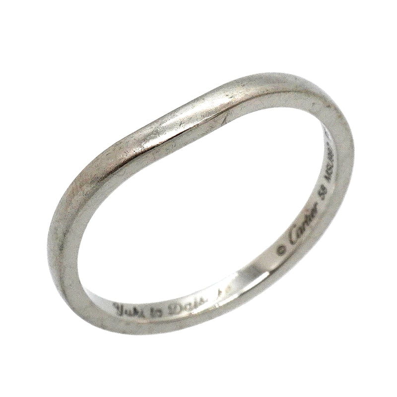 【6jkb0446】カルティエ リング バレリーナ Pt950 プラチナ ＃58【中古】メンズ