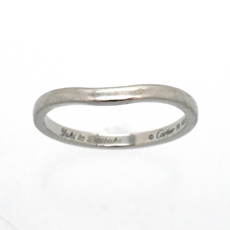 【6jkb0446】カルティエ リング バレリーナ Pt950 プラチナ ＃58【中古】メンズ
