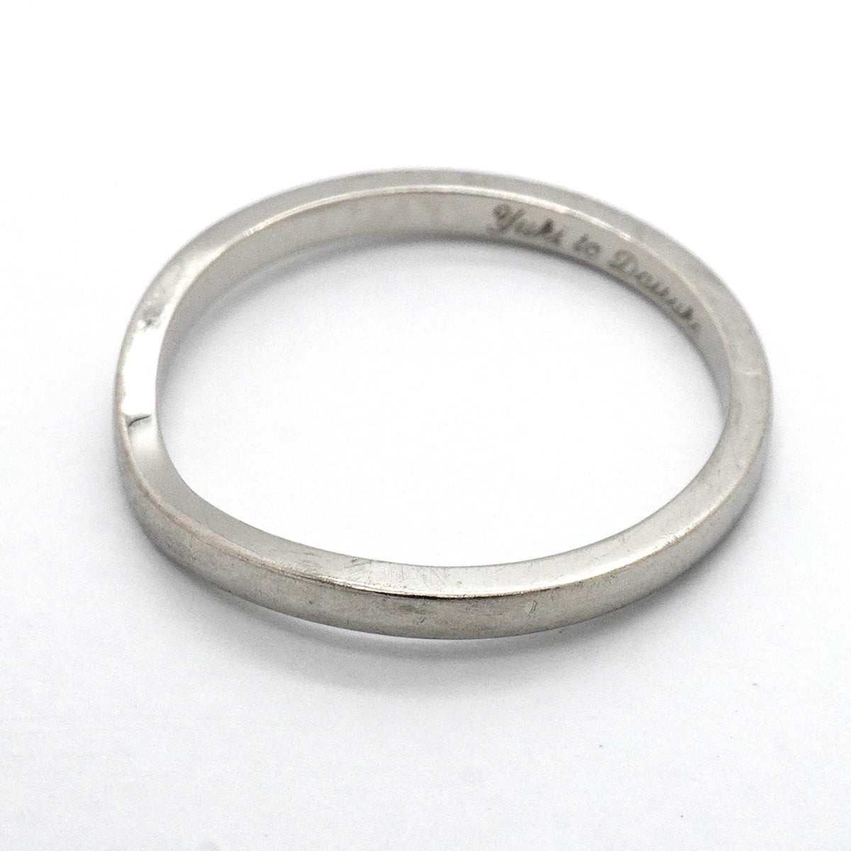 【6jkb0446】カルティエ リング バレリーナ Pt950 プラチナ ＃58【中古】メンズ
