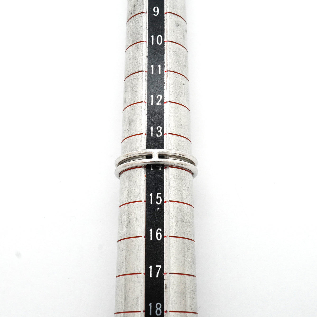 【6jkb0449】エルメス リング アリアンヌ K18WG ホワイトゴールド ＃54【中古】レディース
