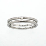 【6jkb0449】エルメス リング アリアンヌ K18WG ホワイトゴールド ＃54【中古】レディース