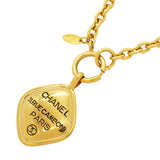 【6jkb0455】シャネル ネックレス ヴィンテージ ココマーク シャネルロゴ 菱形 GPメッキ ゴールド【中古】レディース