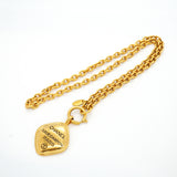 【6jkb0455】シャネル ネックレス ヴィンテージ ココマーク シャネルロゴ 菱形 GPメッキ ゴールド【中古】レディース