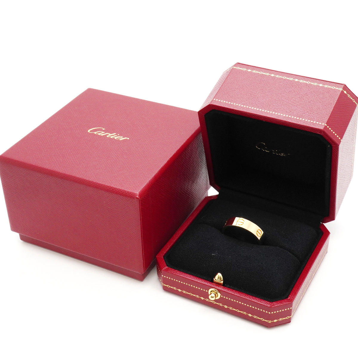 【6jkb0459】カルティエ リング ラブ K18YG イエローゴールド ＃61【中古】メンズ