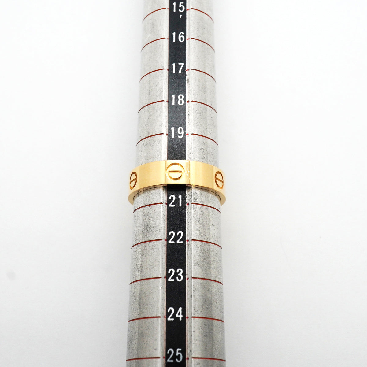 【6jkb0459】カルティエ リング ラブ K18YG イエローゴールド ＃61【中古】メンズ