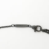 【6jkb0464】ティファニー ネックレス ポケモンコラボ/ヒトカゲ シルバー925 ダイヤモンド ブラック【中古】レディース