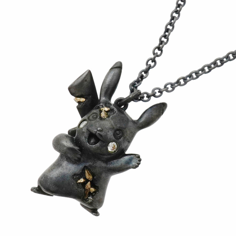 【6jkb0465】ティファニー ネックレス ポケモンコラボ/ピカチュウ シルバー925 ダイヤモンド【中古】レディース