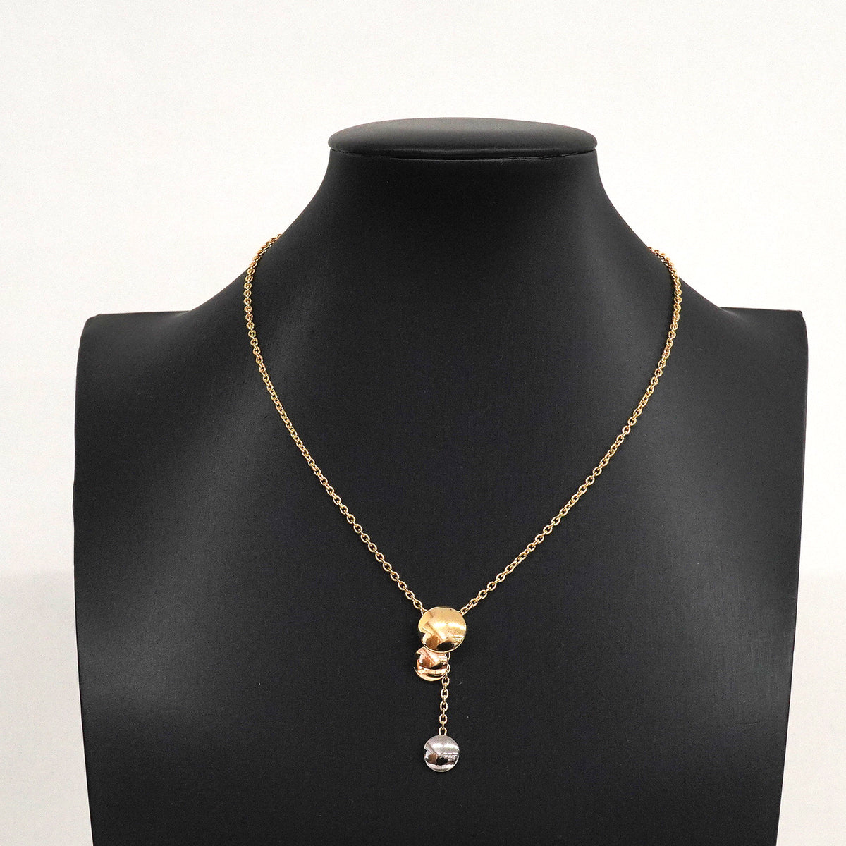 【6jkb0479】カルティエ ネックレス トリニティ K18YG イエローゴールド ゴールド 3カラー【中古】レディース