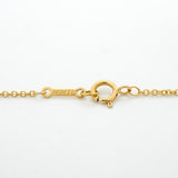 【6jkb0483】ティファニー ネックレス ダブルループ K18YG イエローゴールド【中古】レディース