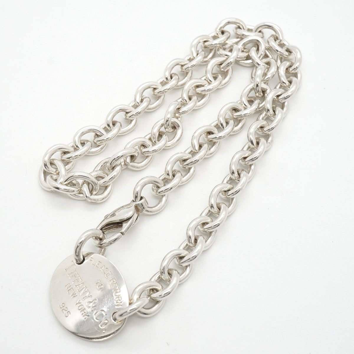 【6jkb0490】ティファニー ネックレス リターントゥ シルバー925【中古】レディース