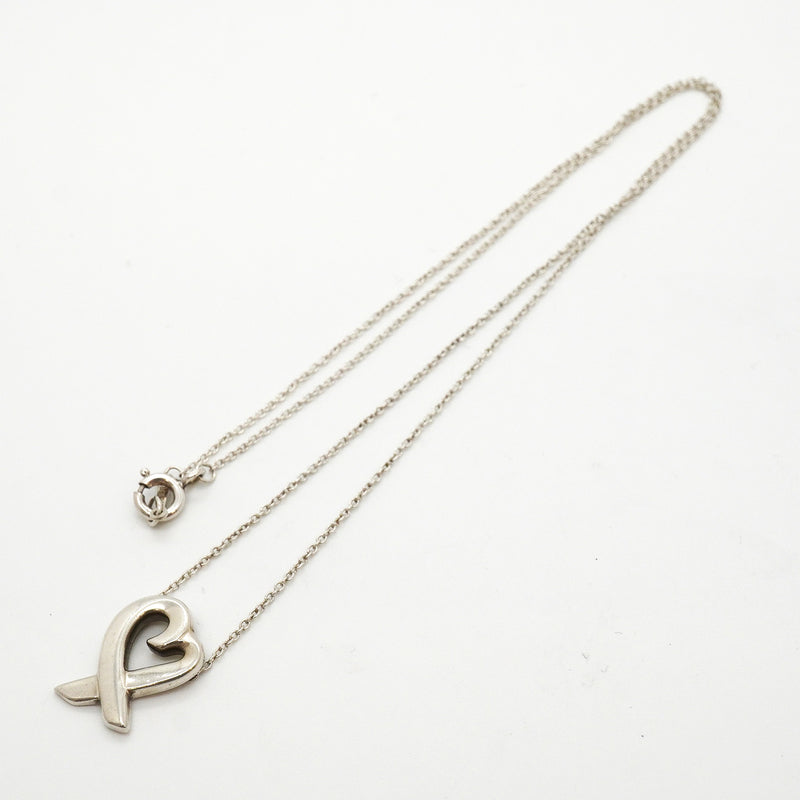 【6jkb0497】ティファニー ネックレス パロマピカソ ラビングハート ハートモチーフ シルバー925【中古】レディース