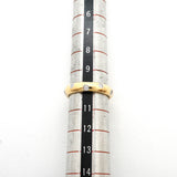 【6jkb0516】ティファニー リング ドッツ K18YG イエローゴールド Pt950 プラチナ ダイヤモンド 10号【中古】レディース