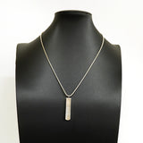 【6jkb0521】ティファニー ネックレス ナローバー シルバー925【中古】レディース