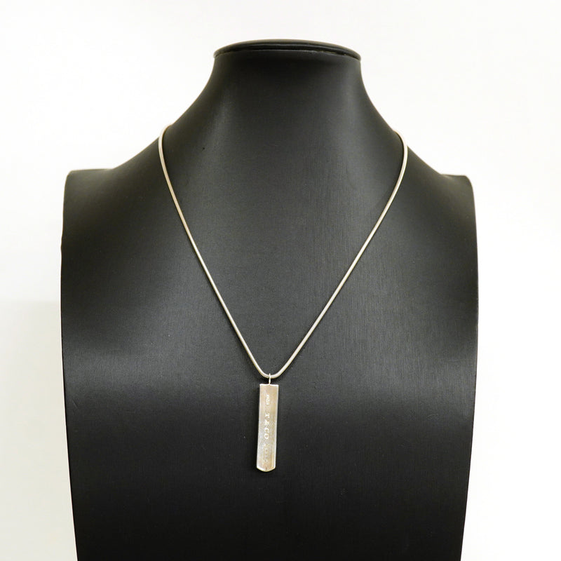【6jkb0521】ティファニー ネックレス ナローバー シルバー925【中古】レディース