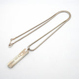 【6jkb0521】ティファニー ネックレス ナローバー シルバー925【中古】レディース