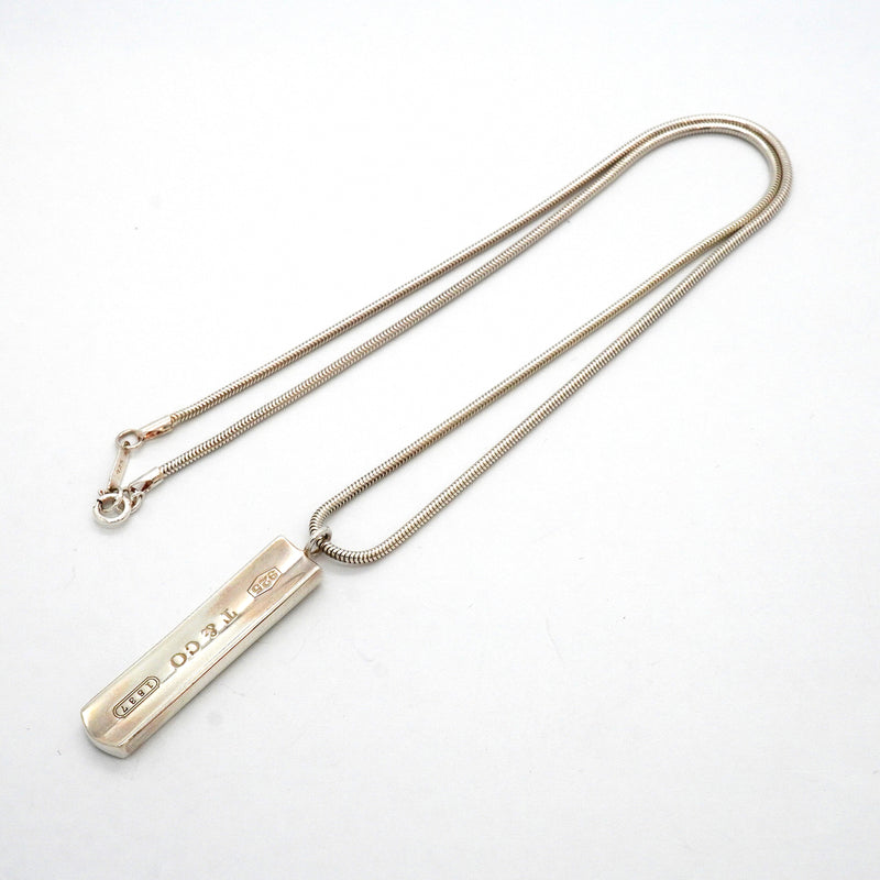 【6jkb0521】ティファニー ネックレス ナローバー シルバー925【中古】レディース