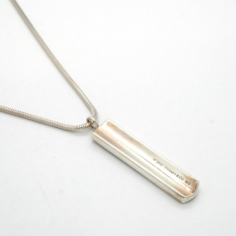 【6jkb0521】ティファニー ネックレス ナローバー シルバー925【中古】レディース